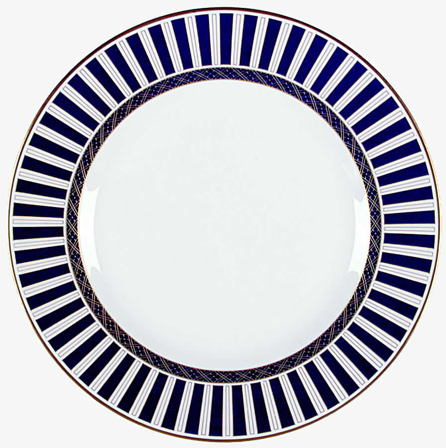 Regency Stripe Accent Luncheon Plate by Royal Worcester-1