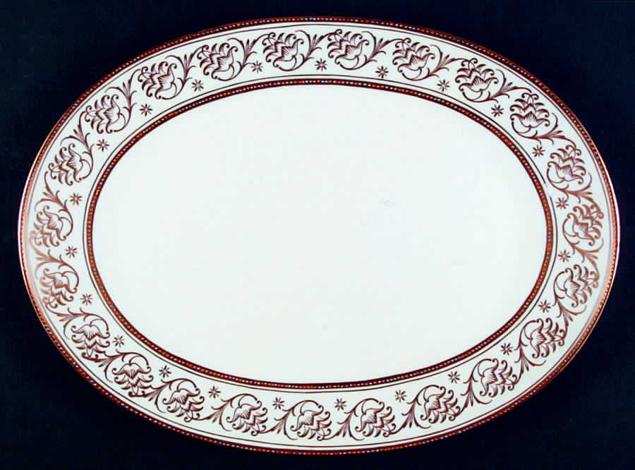 R1015 13" Oval Serving Platter by Rosenthal - Continental-1