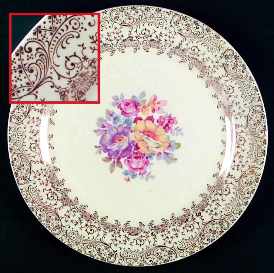 Omar Crest Dinner Plate by Royal (USA)-1