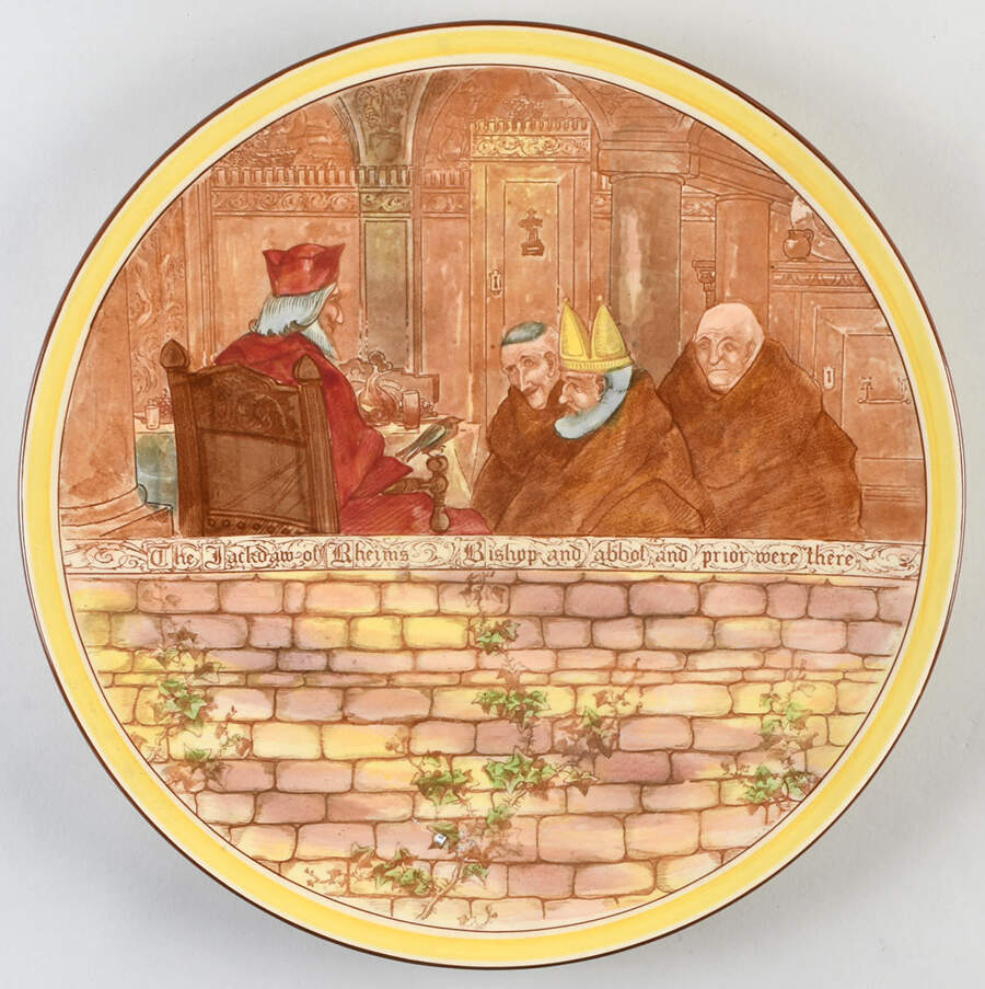 Jackdaw of Rheims 15" Wall Plate by Royal Doulton-1
