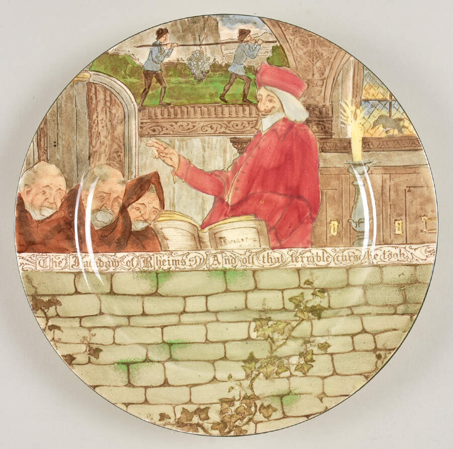 Jackdaw of Rheims Luncheon Plate by Royal Doulton-1