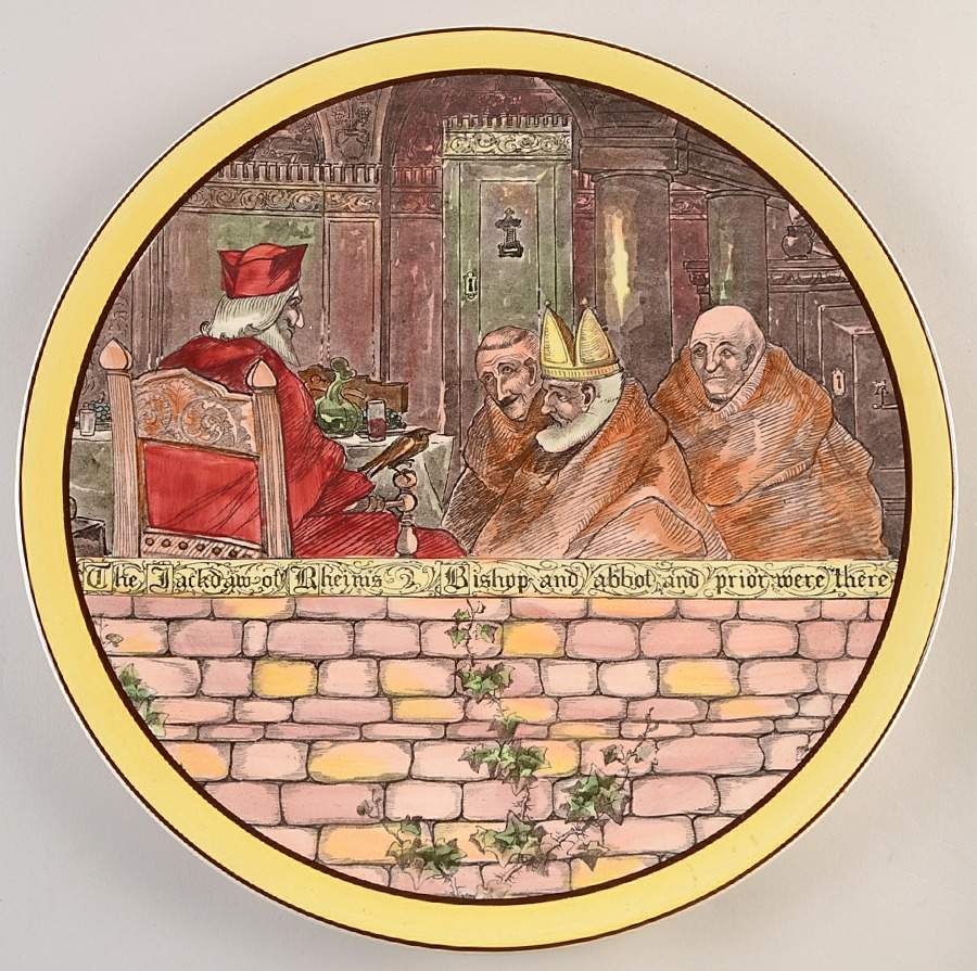 Jackdaw of Rheims 13" Chop Plate (Round Platter) by Royal Doulton-1