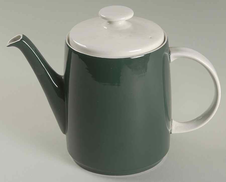 Prisma Mallard Green Teapot & Lid by Royal Doulton-1
