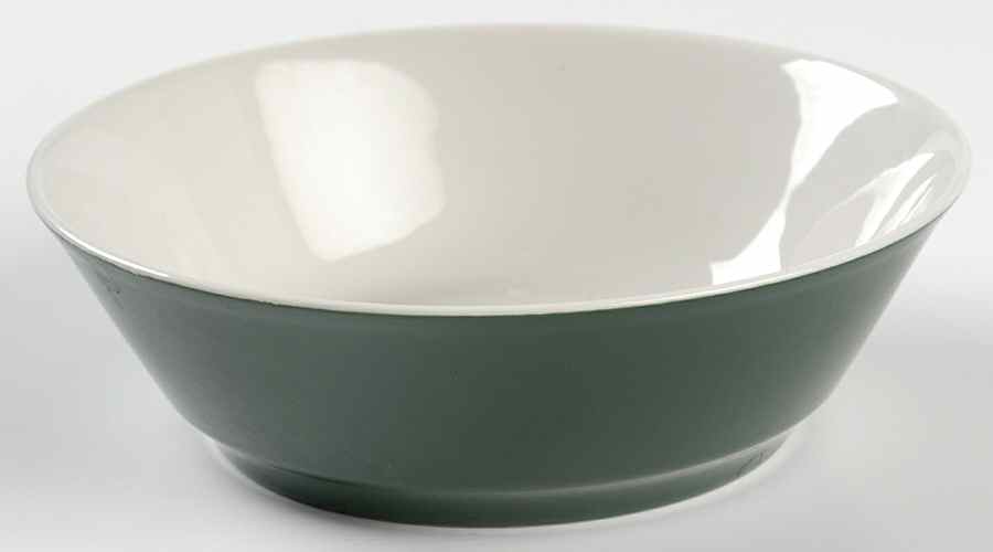 Prisma Mallard Green Coupe Cereal Bowl by Royal Doulton-1