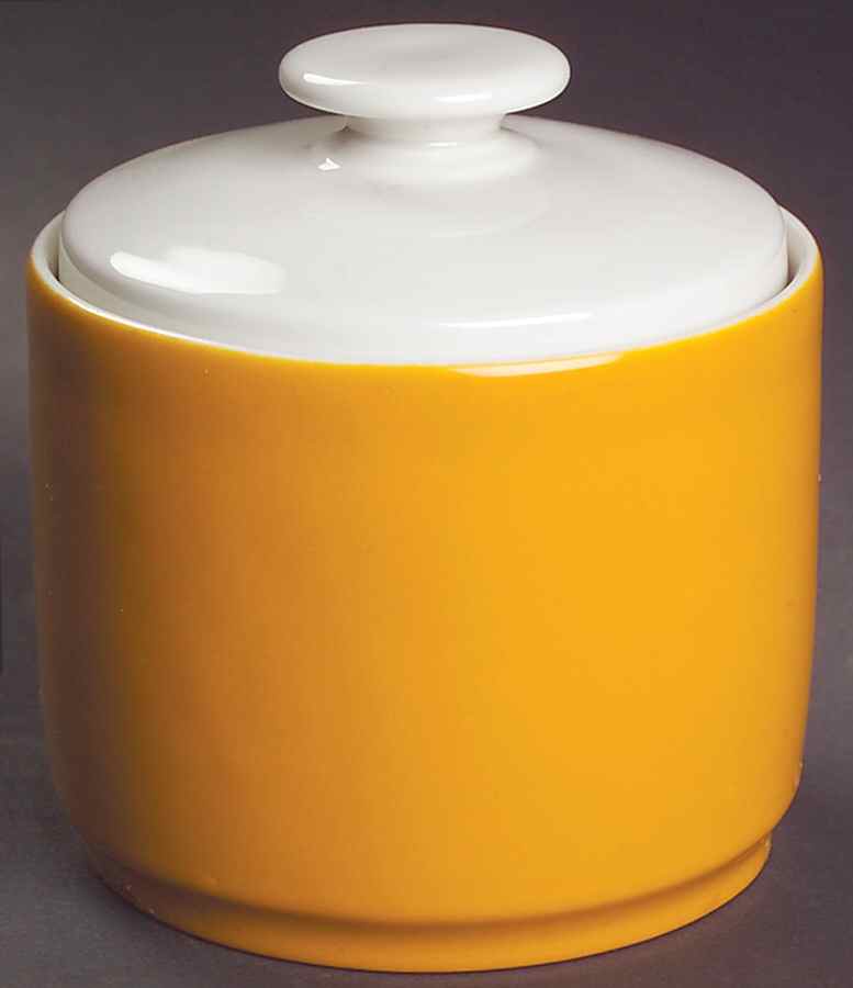 Prisma Maize Yellow Sugar Bowl & Lid by Royal Doulton-1