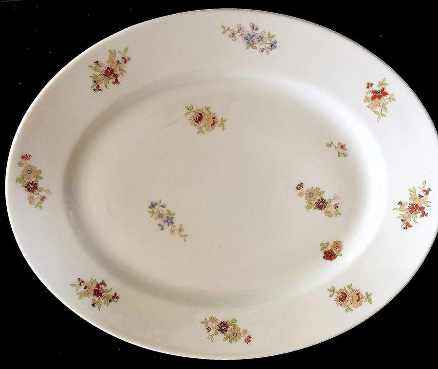 RDN89 12" Oval Serving Platter by M Redon-1