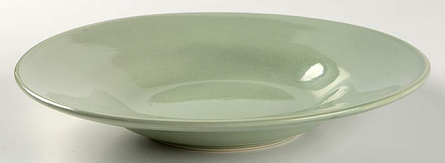Garcia Lime Green Rim Soup Bowl by Retroneu-1