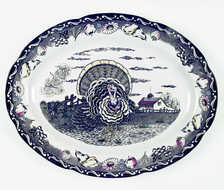 RSY12 19" Oval Serving Platter by Royal Sealy-1