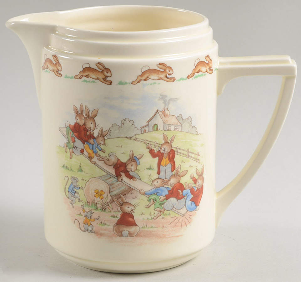Bunnykins (Casino Shape) 24 Oz Jug by Royal Doulton-1