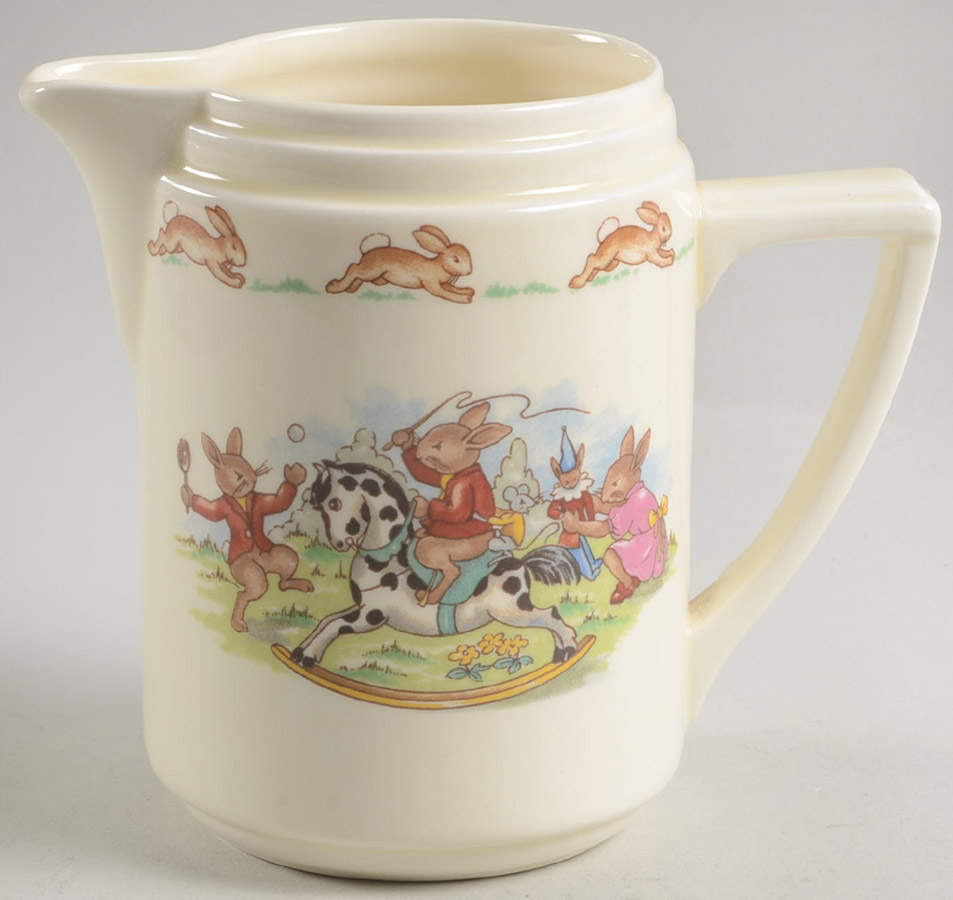 Bunnykins (Casino Shape) 16 Oz Jug by Royal Doulton-1