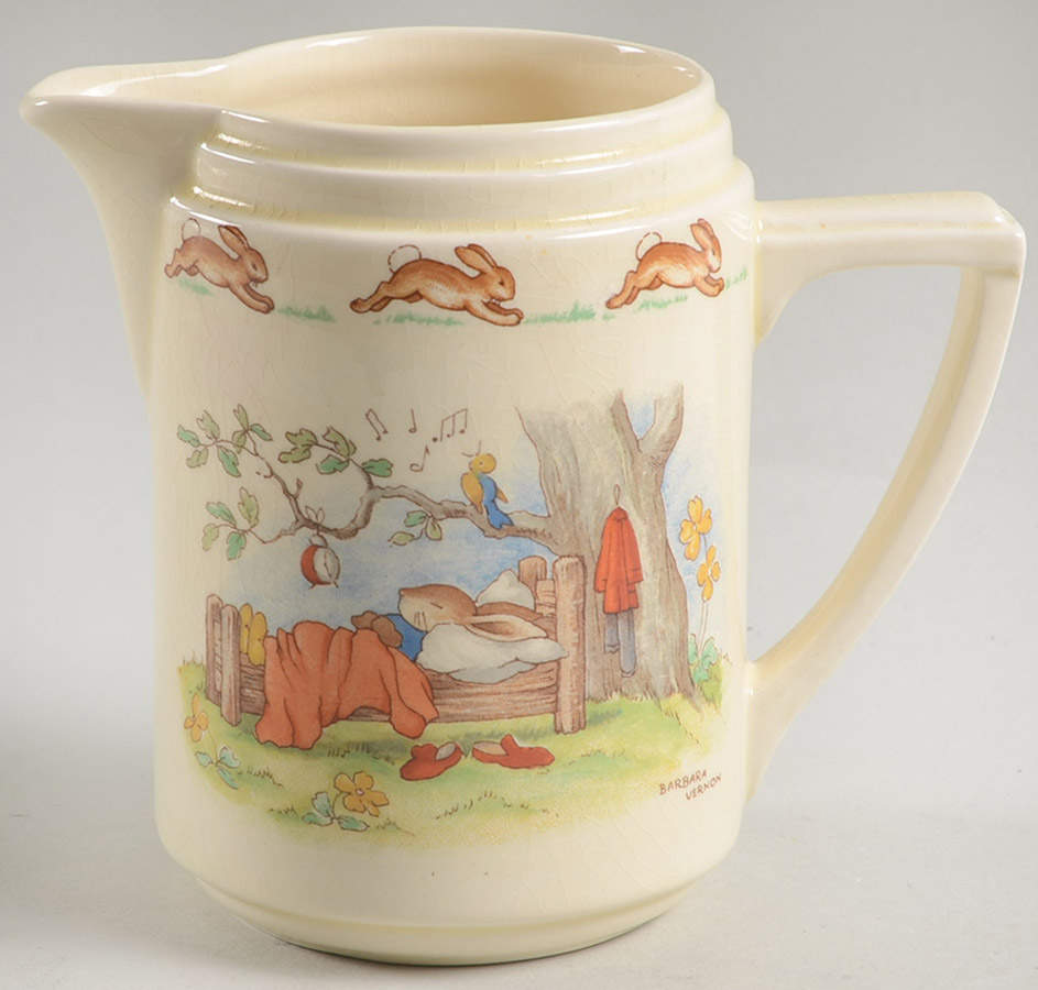 Bunnykins (Casino Shape) 16 Oz Jug by Royal Doulton-1