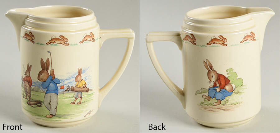 Bunnykins (Casino Shape) 16 Oz Jug by Royal Doulton-1