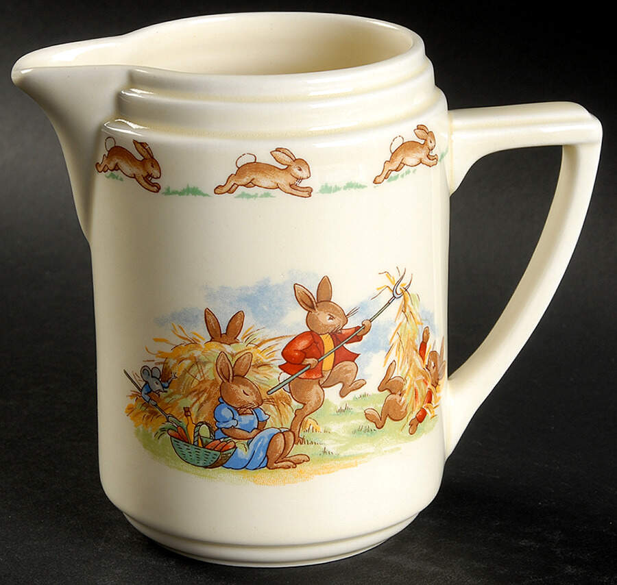 Bunnykins (Casino Shape) Creamer by Royal Doulton-1