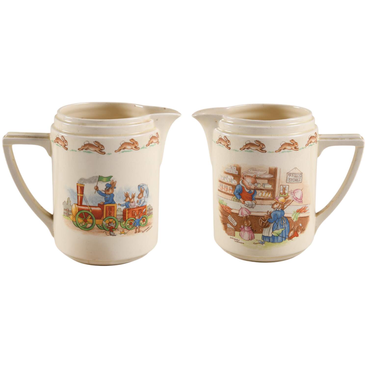 Bunnykins (Casino Shape) 24 Oz Jug by Royal Doulton-1