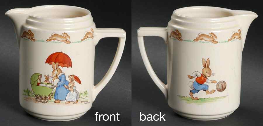 Bunnykins (Casino Shape) Creamer by Royal Doulton-1