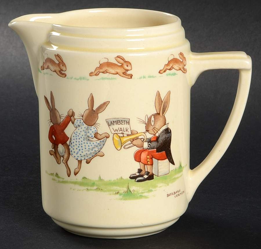 Bunnykins (Casino Shape) Creamer by Royal Doulton-1