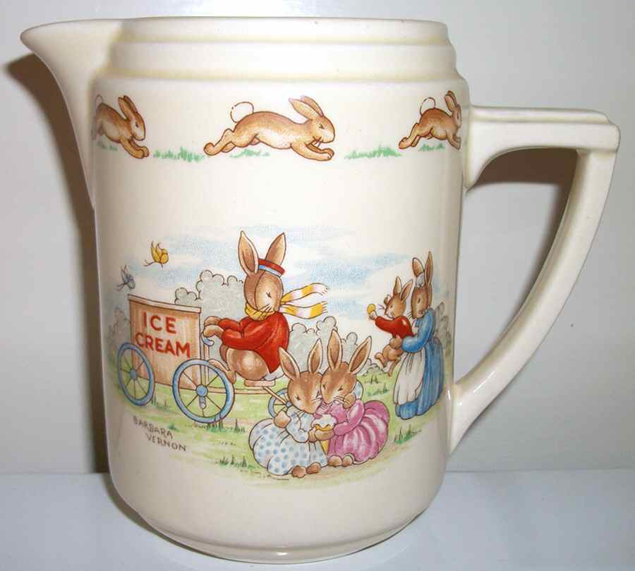 Bunnykins (Casino Shape) Creamer by Royal Doulton-1