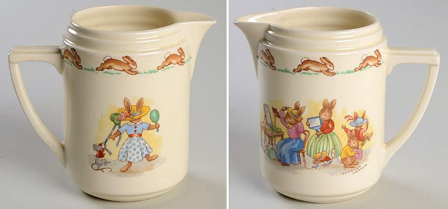 Bunnykins (Casino Shape) Creamer by Royal Doulton-1
