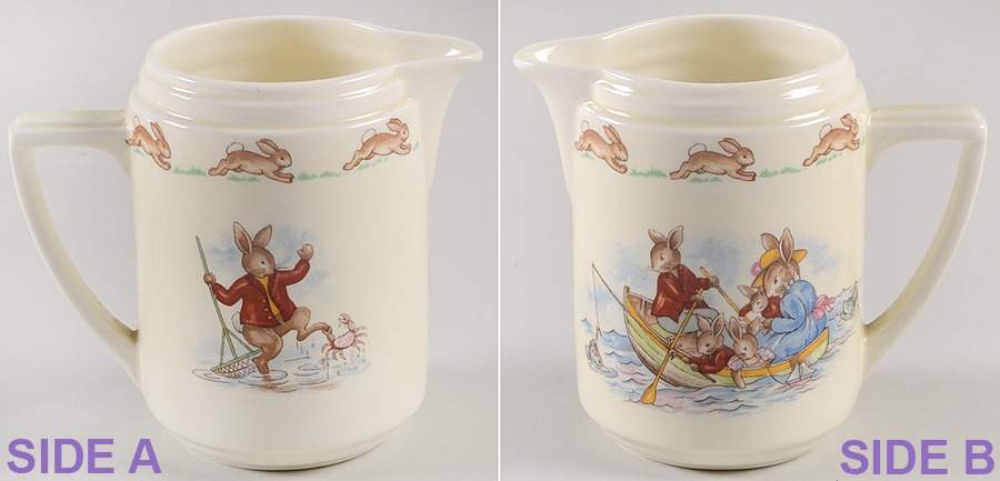 Bunnykins (Casino Shape) Creamer by Royal Doulton-1