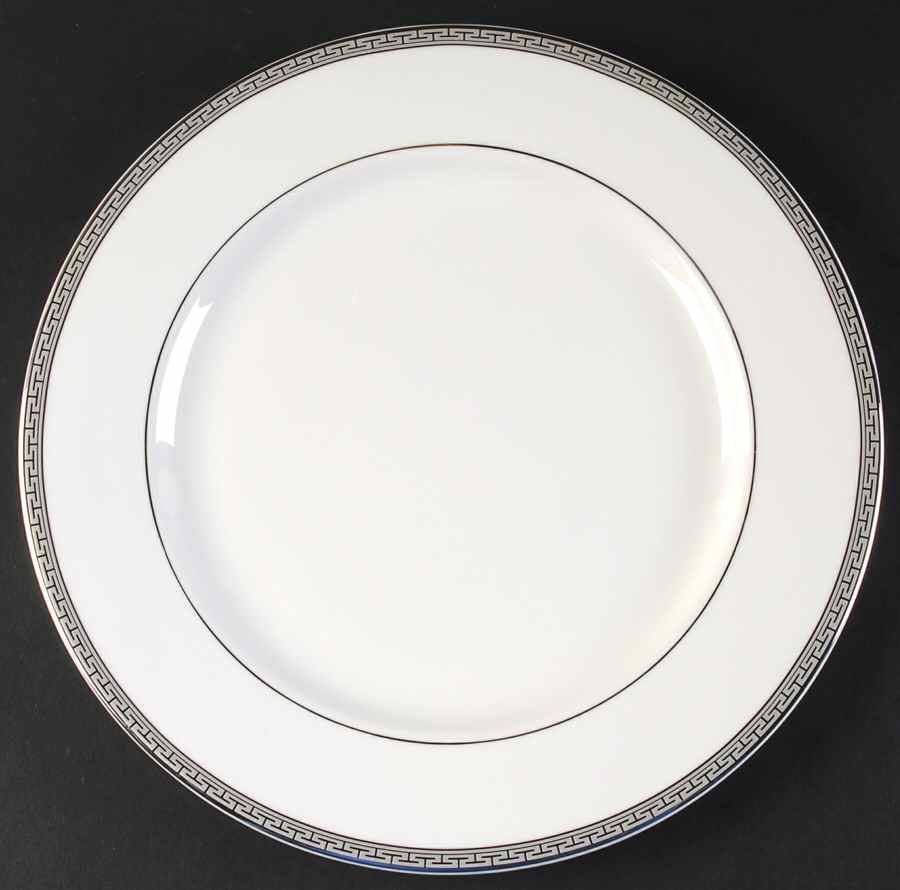 Corinth Platinum 12" Chop Plate (Round Platter) by Royal Worcester-1