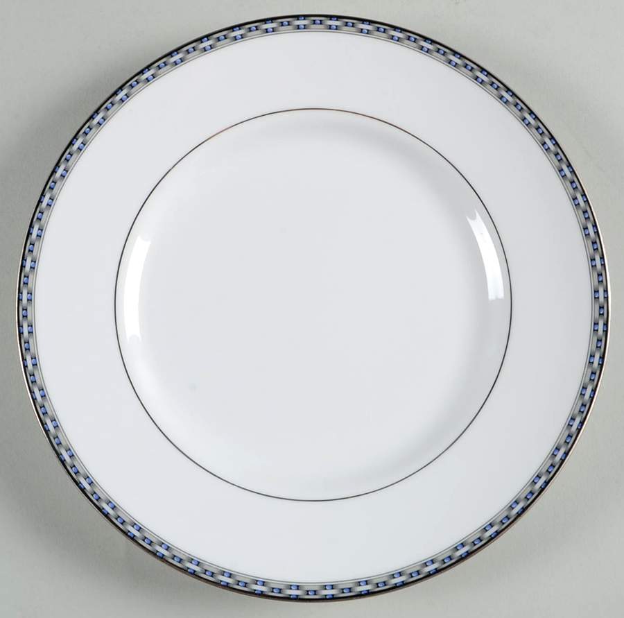 Francesca Platinum Salad Plate by Royal Worcester-1