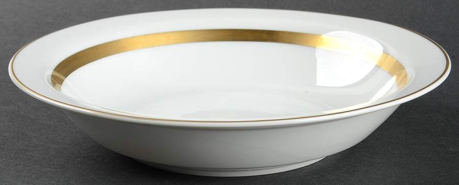 Tiara Gold Rim Soup Bowl by Royal Jackson-1