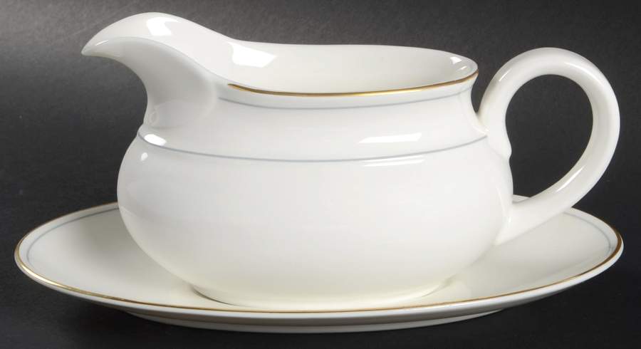Lumiere Gravy Boat & Underplate by Royal Doulton-1