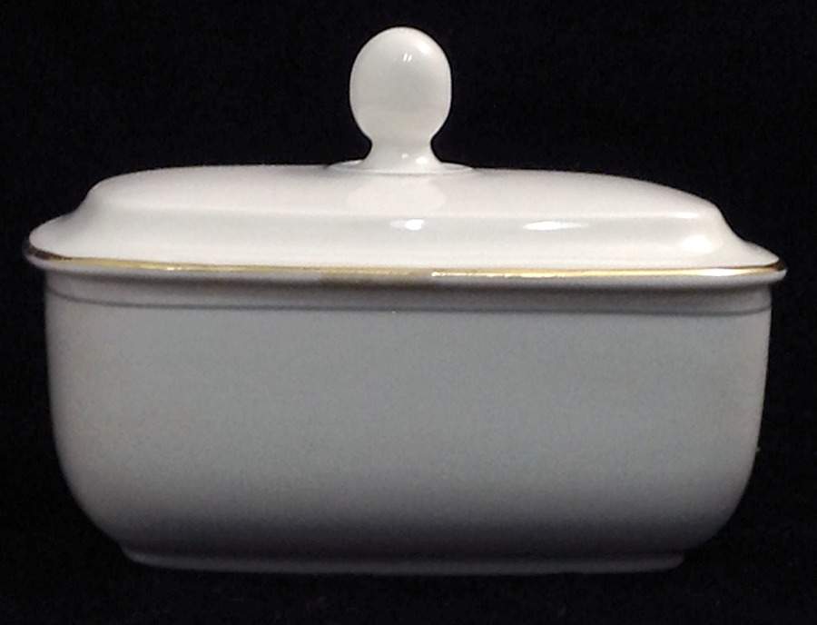 Lumiere Butter Box & Lid by Royal Doulton-1