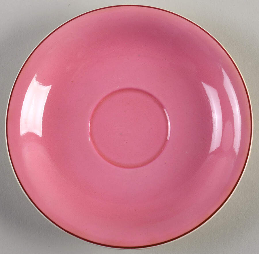 Tiger Lily Pink (Pink Trim) Saucer by Royal Winton-1