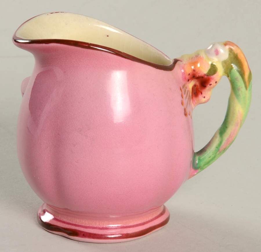 Tiger Lily Pink (Pink Trim) Breakfast Set, Individual Creamer Only by Royal Winton-1