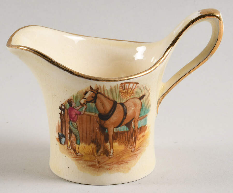 Village Scenes Eaton Individual Breakfast Set Creamer by Royal Winton-1