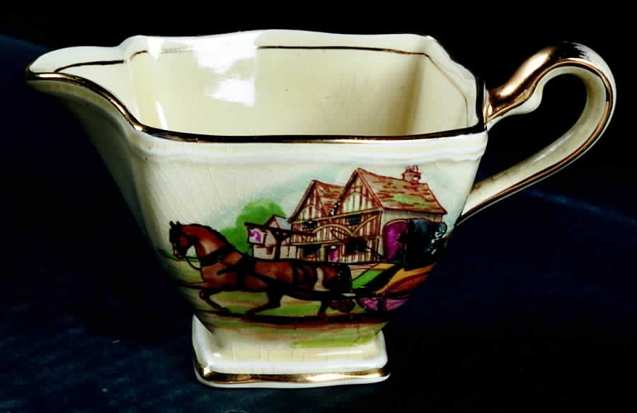 Village Scenes Ascot Creamer by Royal Winton-1