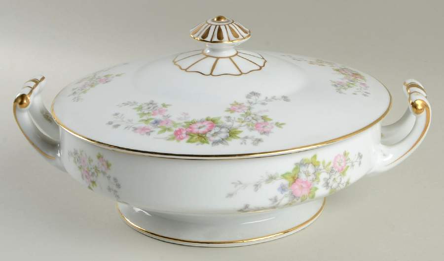RO71 Round Covered Vegetable by Rose (Japan)-1