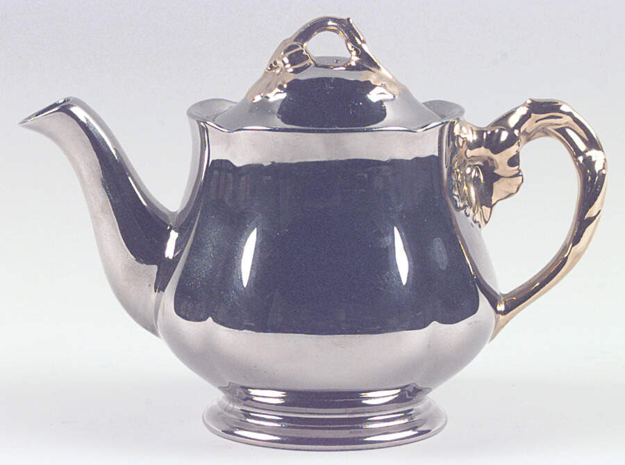 Golden & Silver Age Teapot & Lid by Royal Winton-1