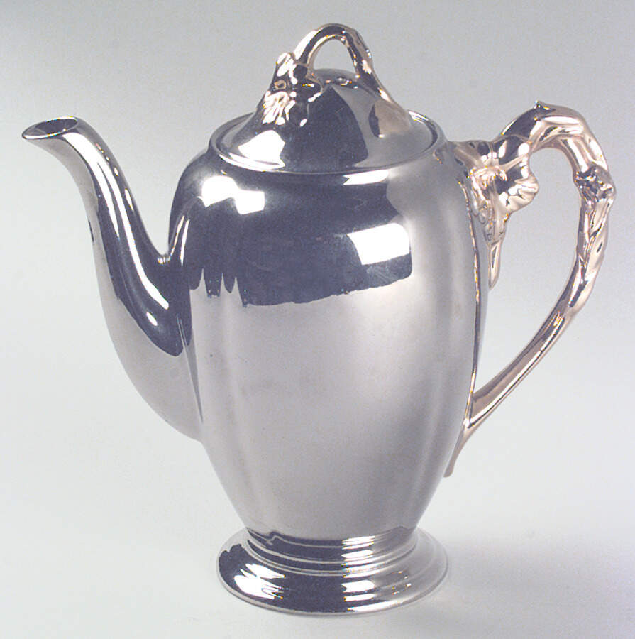 Golden & Silver Age Coffee Pot & Lid by Royal Winton-1