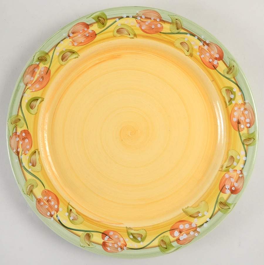 Tuscan Village Dinner Plate by Retroneu-1