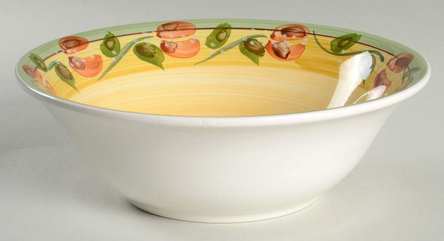 Tuscan Village 9" Round Vegetable Bowl by Retroneu-1