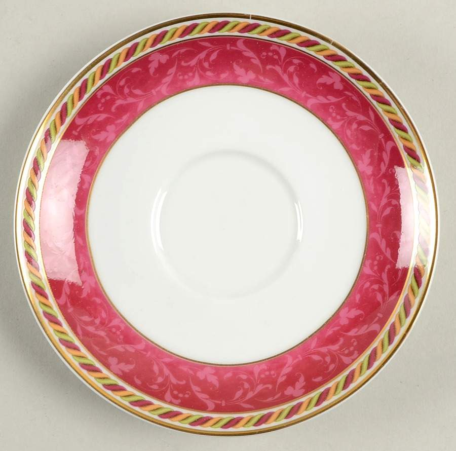 Seasons of Colour Red Saucer by Royal Albert-1