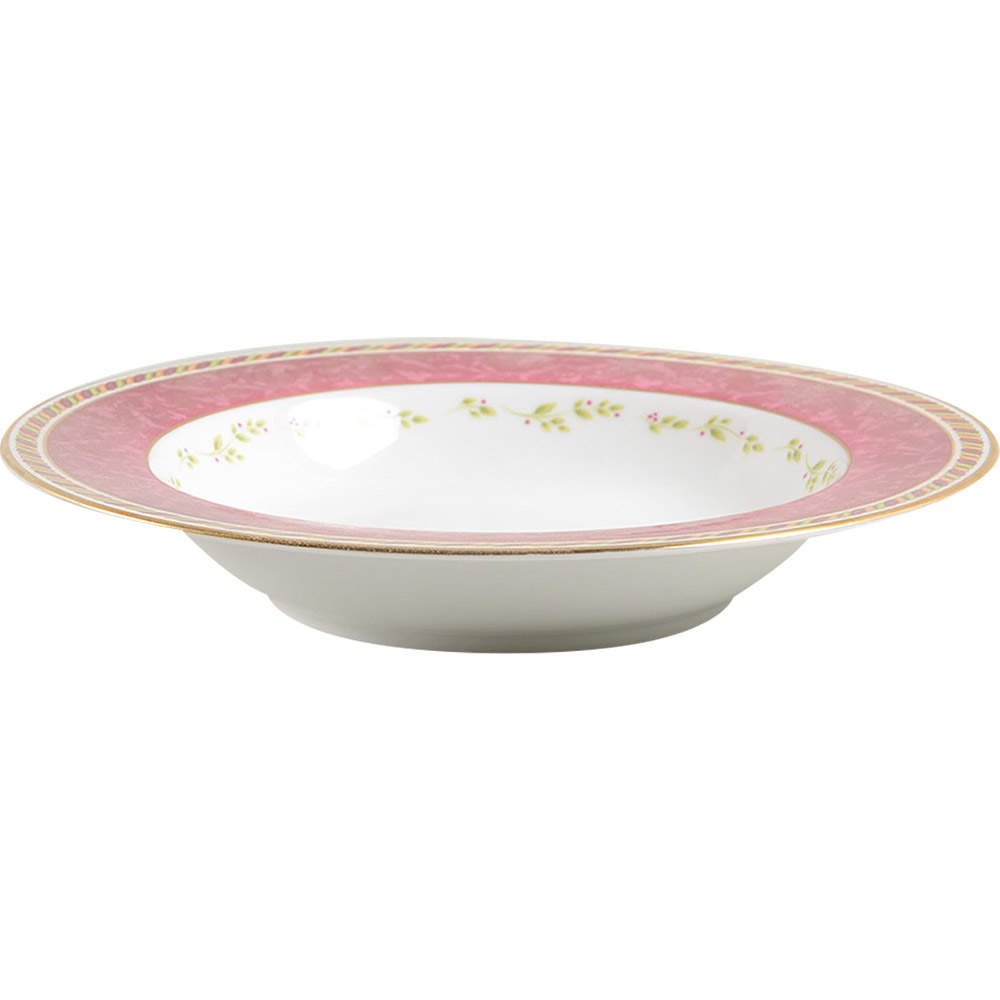 Seasons of Colour Red Large Rim Soup Bowl by Royal Albert-1