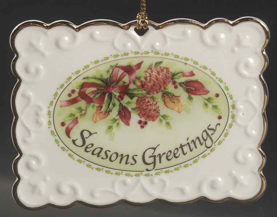 Seasons of Colour Red Ceramic Postcard by Royal Albert-1