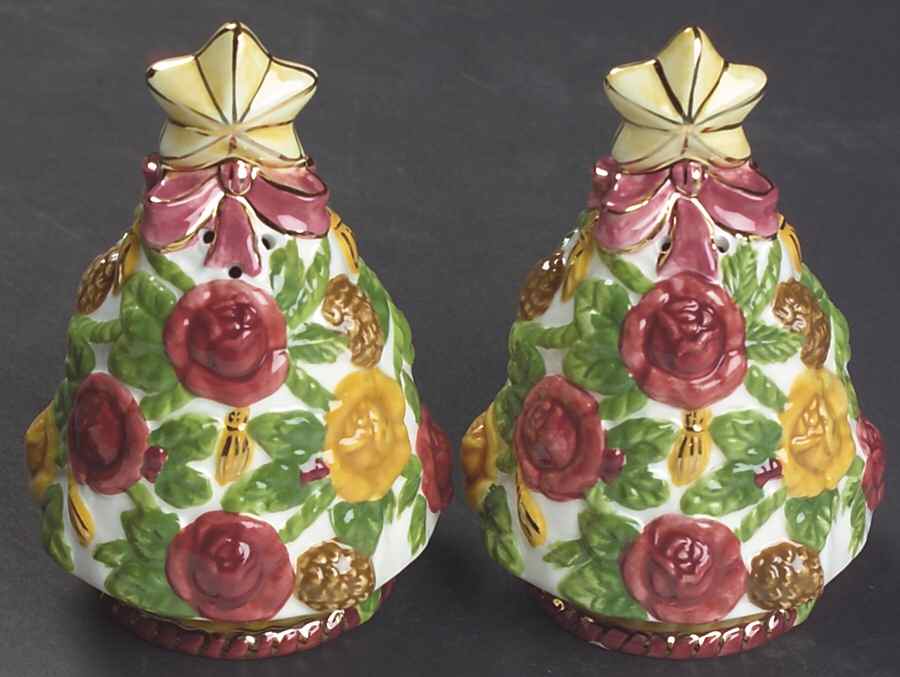 Seasons of Colour Red Figural Salt & Pepper Set by Royal Albert-1