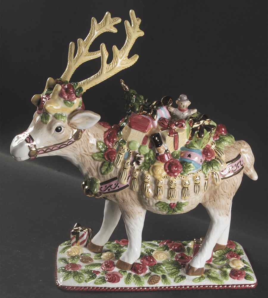 Seasons of Colour Red Reindeer Figurine by Royal Albert-1
