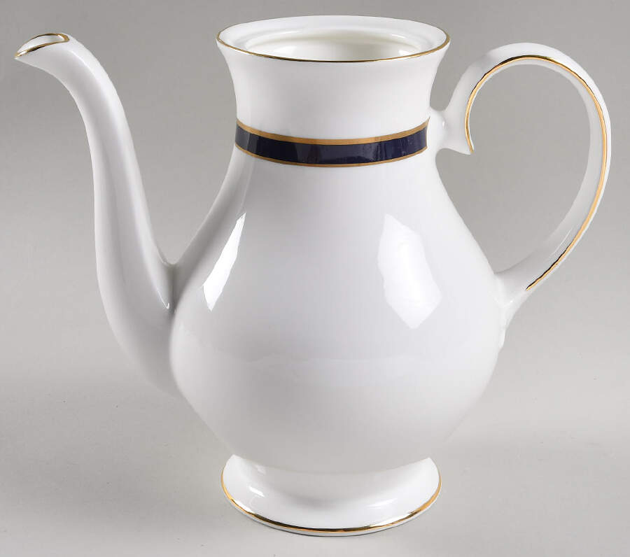 Warwick Blue Coffee Pot No Lid by Royal Grafton-1
