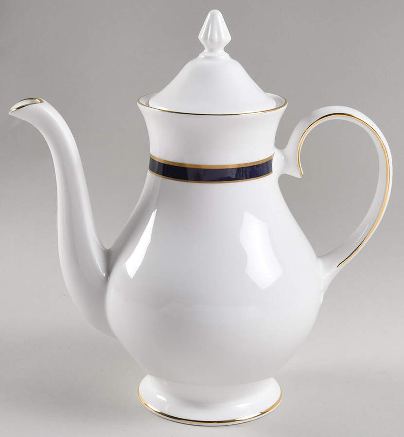 Warwick Blue Coffee Pot & Lid by Royal Grafton-1