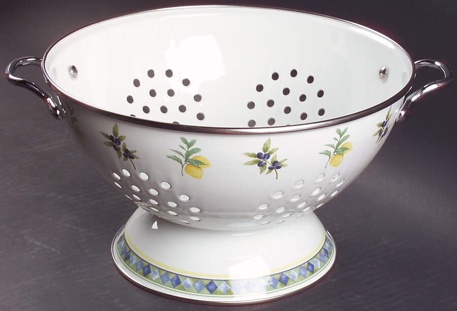 Carmina Accessories 5 Quart Metal Colander by Royal Doulton-1