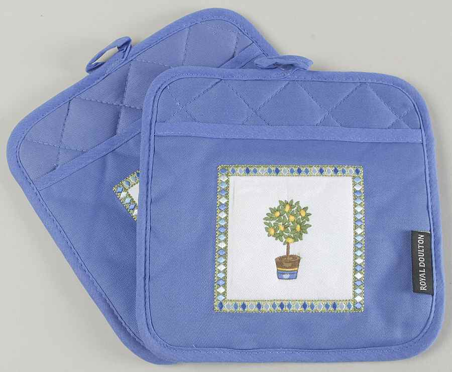 Carmina Accessories (Set of 2) Cloth Potholders by Royal Doulton-1