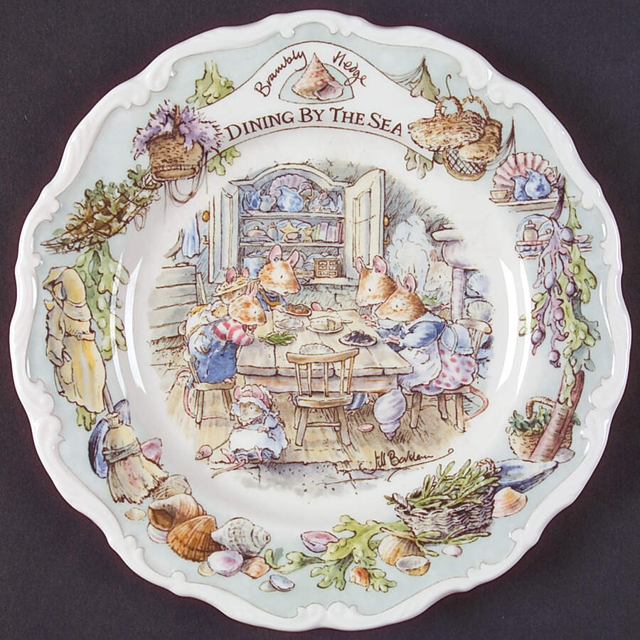 Brambly Hedge Dining by the Sea Salad Plate by Royal Doulton-1