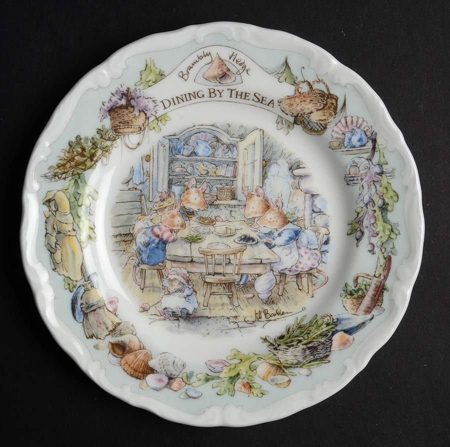 Brambly Hedge Dining by the Sea Bread & Butter Plate by Royal Doulton-1