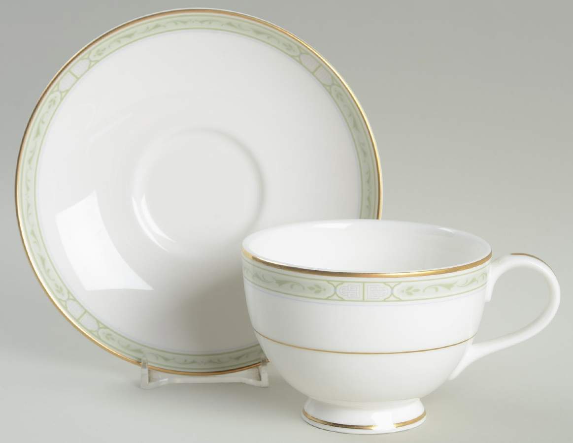 Palermo Footed Cup & Saucer Set by Royal Doulton-1