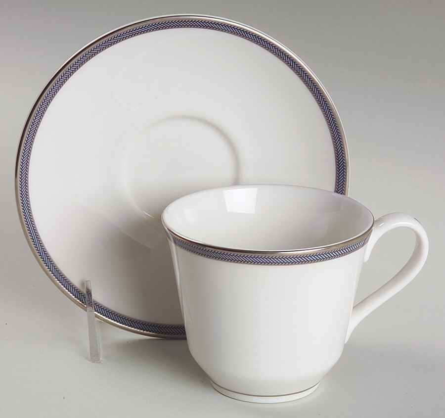 Columbus Flat Cup & Saucer Set by Royal Doulton-1